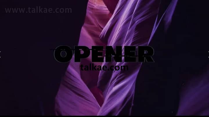 AE模板-Dynamic Photo Opener 时尚动态照片图文展示宣传介绍