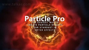 AE脚本-Particle Pro 1.3.0 酷炫魔法粒子破碎消散汇聚特效生成器