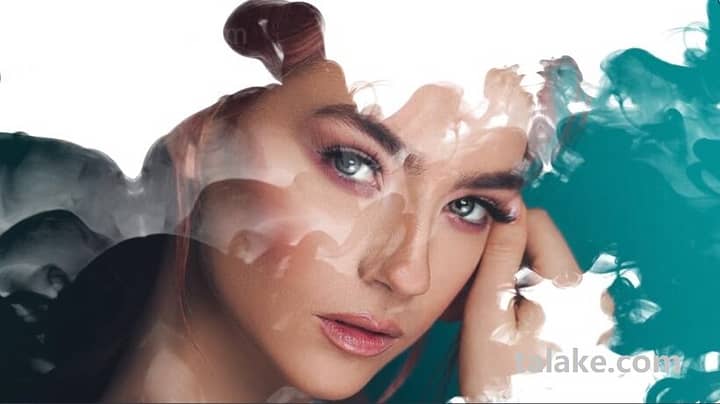 AE模板-水墨晕染遮罩片头图像叠加特效