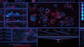 AE模板-Sci-fi Interface HUD Package 2 300种科技感HUD动态UI元素包