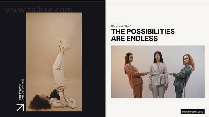 AE模板-Fashion Collection 时尚动感简约主题产品展示电子画册