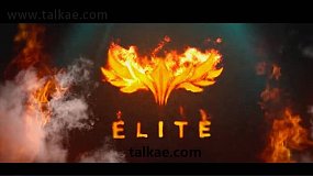 AE模板-Fire Trailer Titles 火焰标题电影预告消防宣传片头