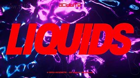视频素材-Acidbite LIQUIDS 4K 14个抽象流体纹理背景循环动画