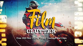 4K视频素材-209个复古怀旧老电影胶片灼烧刮痕污渍噪波动画 Film Clutter BBV10