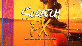 104个老电视损坏胶片划痕特效合成视频特效素材 ScratchFX BBV54