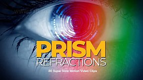 50个梦幻棱镜折射真实光效视频素材 Prism Refractions BBV67
