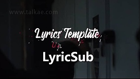 AE歌词唱词字幕脚本 LyricSub