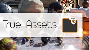 Blender插件-True-Assets V3.0.0 材质贴图工程预设标记管理