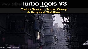 Blender插件-Turbo Tools V3 加快渲染速度和时间稳定器插件